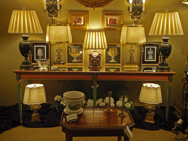 Atlanta designer lamps-custom made lamp shades-custom silk lamp shades